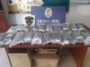 Interceptan 11 kilos de marihuana en un control de movilidad en Torremolinos