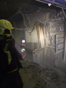 Extinguen un incendio eléctrico en una residencia de mayores en Estepona