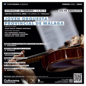 La Joven Orquesta Provincial de Málaga protagoniza un concierto por el 28F