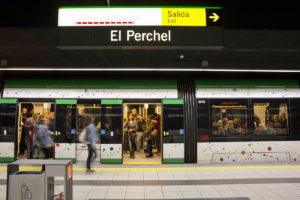 Concierto en el Metro de Málaga por el aniversario del General y el Materno Infantil