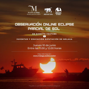 Málaga retransmitirá en directo la observación del eclipse parcial del sol